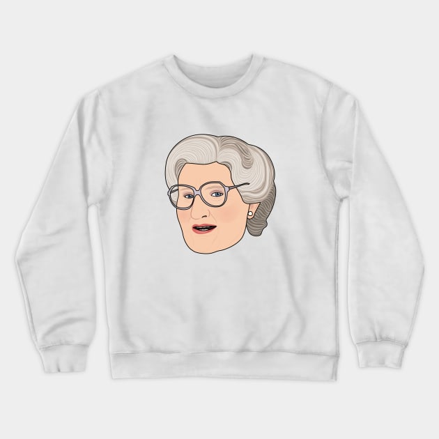 Mrs Doubtfire | Dear Crewneck Sweatshirt by Jakmalone